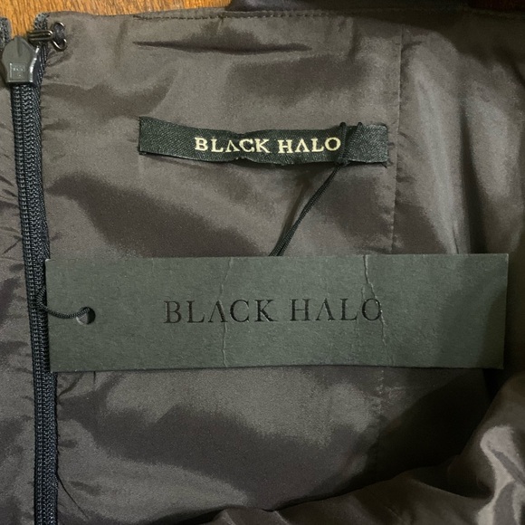 NWT Black Halo Size 6 Dark Gray Sleeveless Mini Dress - Picture 10 of 11